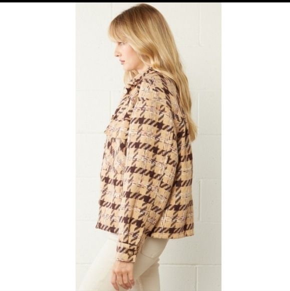 NWT Entro plaid oversized jacket - Picture 2 of 12